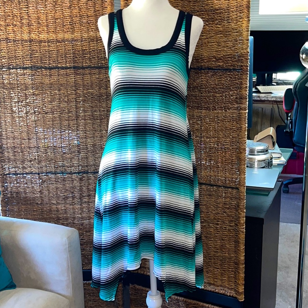 Karen Kane Stripped Tank Dress